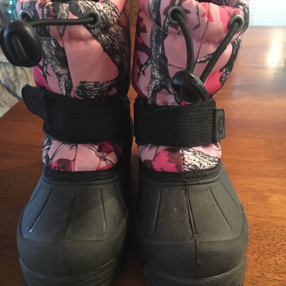 Toddler girl snow boots EUC